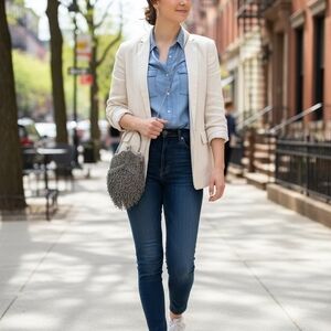 Vintage Beaded Crossbody Bag